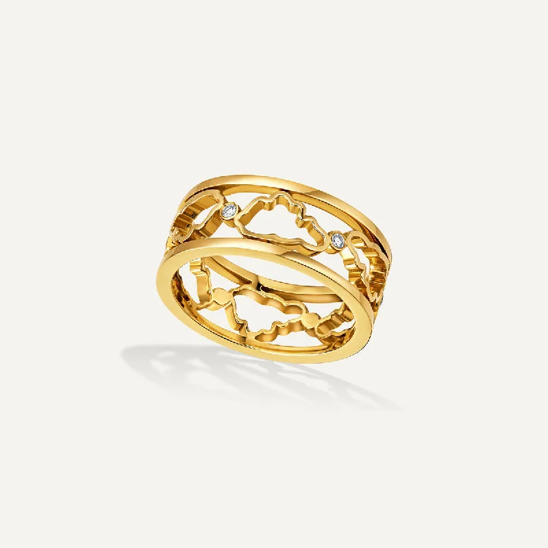 Modern Jewelry At Exclusive Discounts – Shop Today Allusia Love Band 18K Gold Ring w. Diamonds Modern Jewelry At Exclusive Discounts – Shop Today Allusia Love Band 18K Gold Ring w. Diamonds