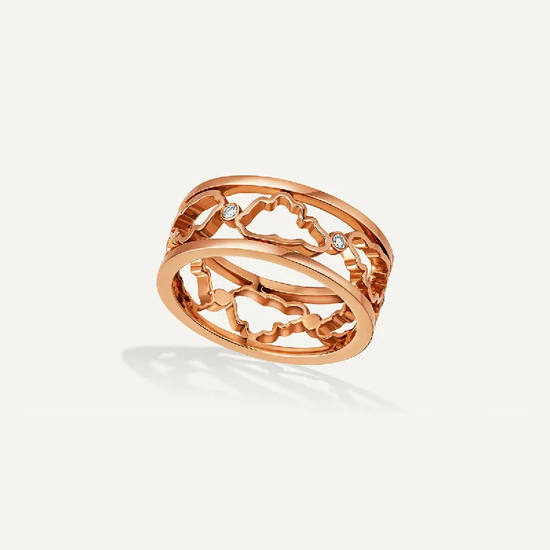 Special Deals On Handcrafted And Designer Jewelry Allusia Love Band 18K Rosegold Ring w. Diamonds Special Deals On Handcrafted And Designer Jewelry Allusia Love Band 18K Rosegold Ring w. Diamonds