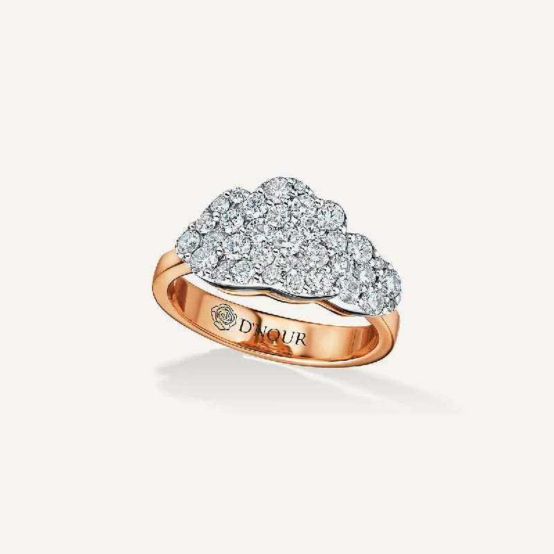 Limited-Time Offer On Premium Jewelry Collections Allusia Love Clustered 18K Rosegold Ring w. Diamonds Limited-Time Offer On Premium Jewelry Collections Allusia Love Clustered 18K Rosegold Ring w. Diamonds