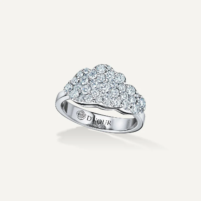 Seasonal Jewelry Sale – Upgrade Your Style Today Allusia Love Clustered 18K Whitegold Ring w. Diamonds Seasonal Jewelry Sale – Upgrade Your Style Today Allusia Love Clustered 18K Whitegold Ring w. Diamonds