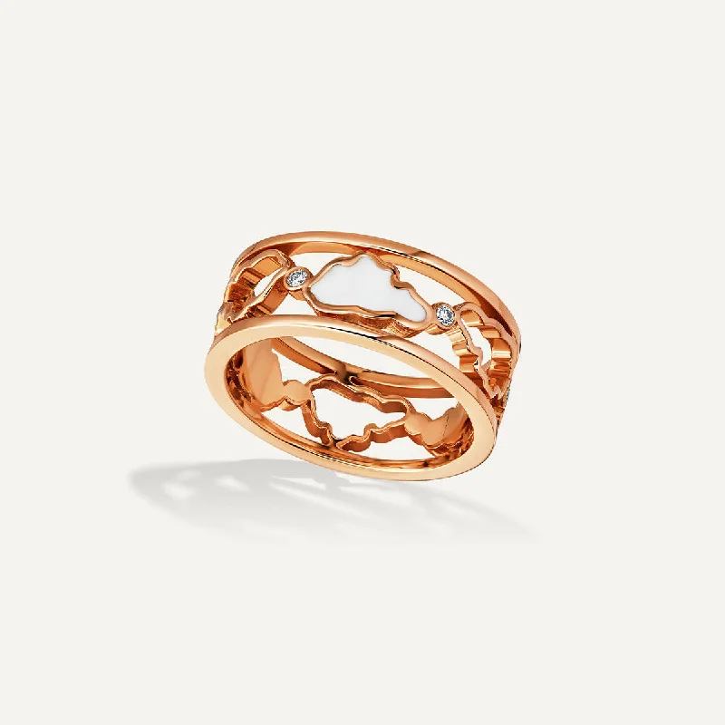Exclusive Jewelry Bundles At Discounted Rates Allusia Love Enamel Band 18K Rosegold Ring w. Diamonds Exclusive Jewelry Bundles At Discounted Rates Allusia Love Enamel Band 18K Rosegold Ring w. Diamonds