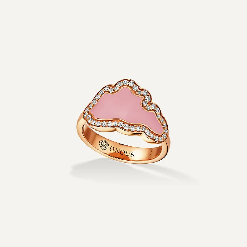 Get The Best Deals On Timeless Jewelry Pieces Allusia Love Pink Enamel 18K Rosegold Ring w. Diamonds Get The Best Deals On Timeless Jewelry Pieces Allusia Love Pink Enamel 18K Rosegold Ring w. Diamonds