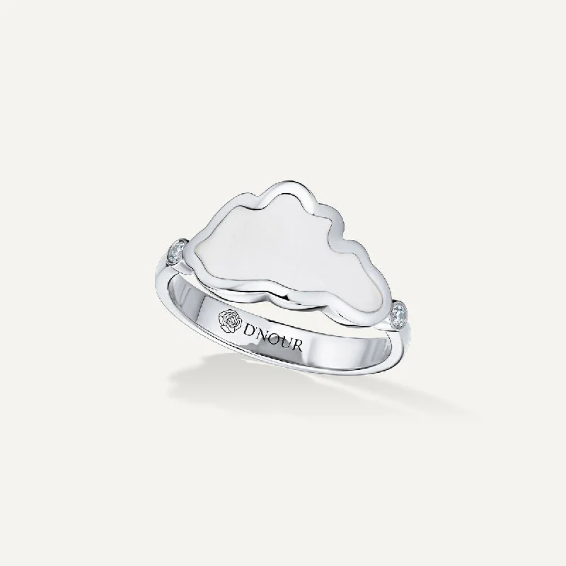 Buy More, Save More On Stunning Jewelry Pieces Allusia Love White Enamel 18K Whitegold Ring w. Diamonds Buy More, Save More On Stunning Jewelry Pieces Allusia Love White Enamel 18K Whitegold Ring w. Diamonds