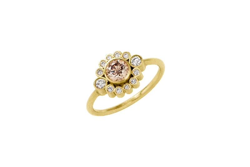 Grab Your Favorite Jewelry At The Lowest Prices Belle de Nuit 18K Gold Ring w. White & Brown Diamond Grab Your Favorite Jewelry At The Lowest Prices Belle de Nuit 18K Gold Ring w. White & Brown Diamond