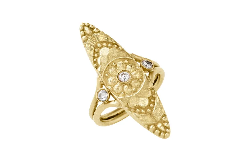 Fashion-Forward Jewelry At Incredible Prices Dryade 18K Gold Ring w. Diamond