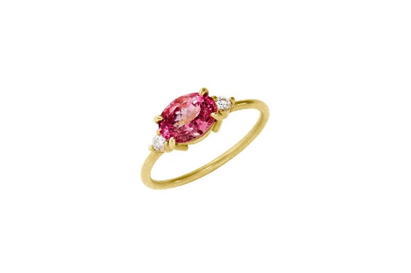 Chic, Trendy, And Affordable Jewelry Sale Liebling 18K Gold Ring w. Diamonds & Tourmaline Chic, Trendy, And Affordable Jewelry Sale Liebling 18K Gold Ring w. Diamonds & Tourmaline