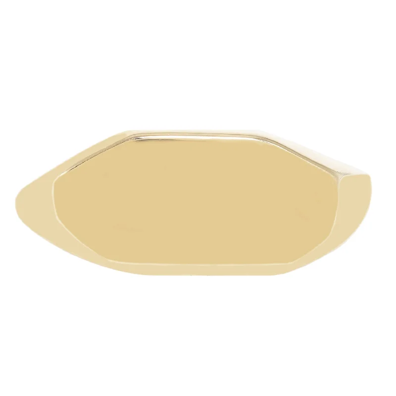 Unmissable Jewelry Discounts – Elevate Your Look For Less Elongated Geometric Signet Ring