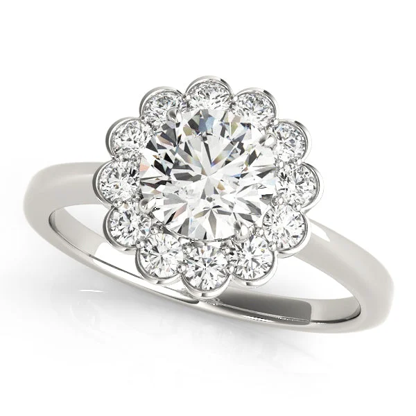 Premium Jewelry Now Available At Special Discounts Flower Design Diamond Halo Engagement Mounting Premium Jewelry Now Available At Special Discounts Flower Design Diamond Halo Engagement Mounting