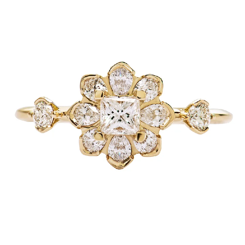 The Ultimate Jewelry Sale – Shop Premium Styles Flower Diamond Engagement Ring
