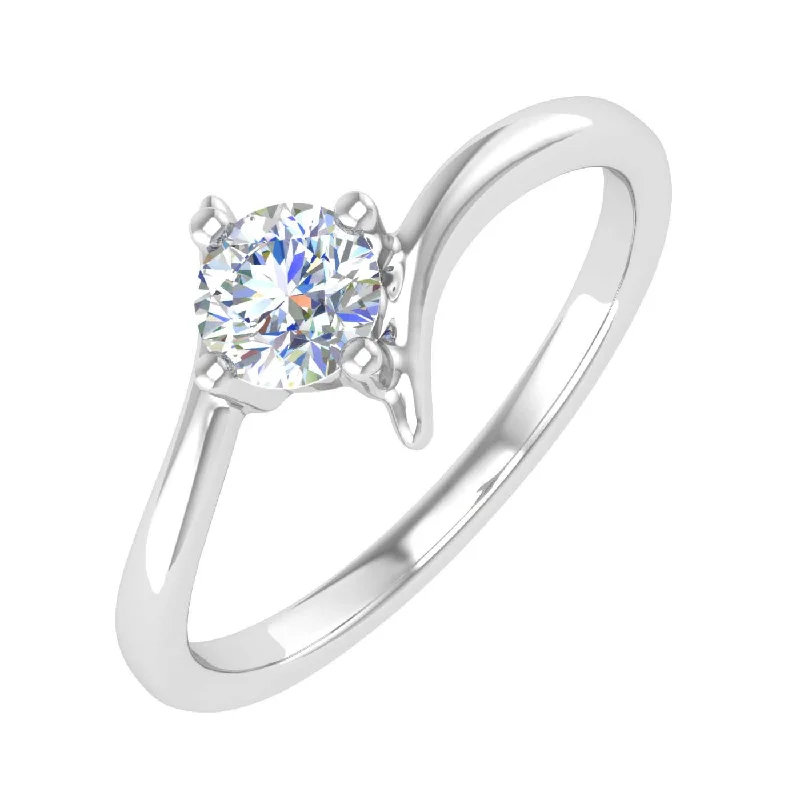Shop Elegant Jewelry At Unbeatable Prices Gold 4-Prong Set Diamond Solitaire Engagement Ring Band (0.18 Carat) - IGI Certified Shop Elegant Jewelry At Unbeatable Prices Gold 4-Prong Set Diamond Solitaire Engagement Ring Band (0.18 Carat) - IGI Certified