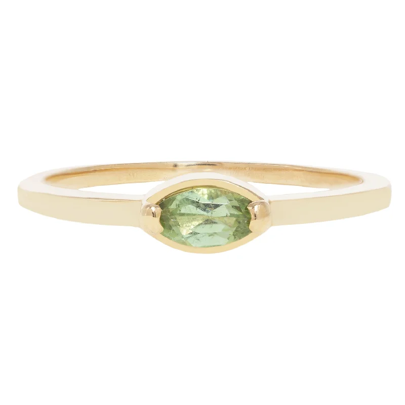 Best-Selling Jewelry Now Available At Special Deals Green Tourmaline Marquise Ring