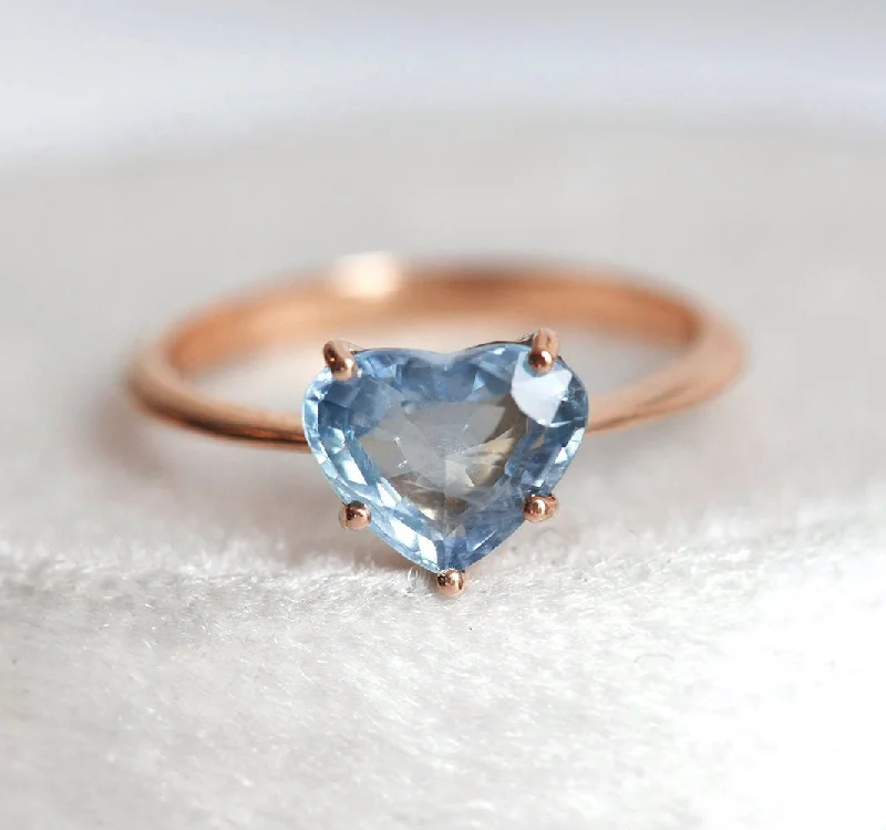 Jewelry Clearance – Final Chance To Save Big Molly Heart Sapphire Ring