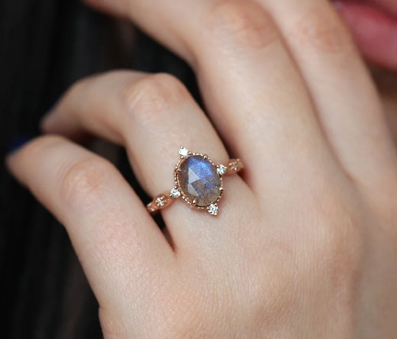 Your Dream Jewelry At Dream Prices Arya Vintage Inspired Labradorite Ring