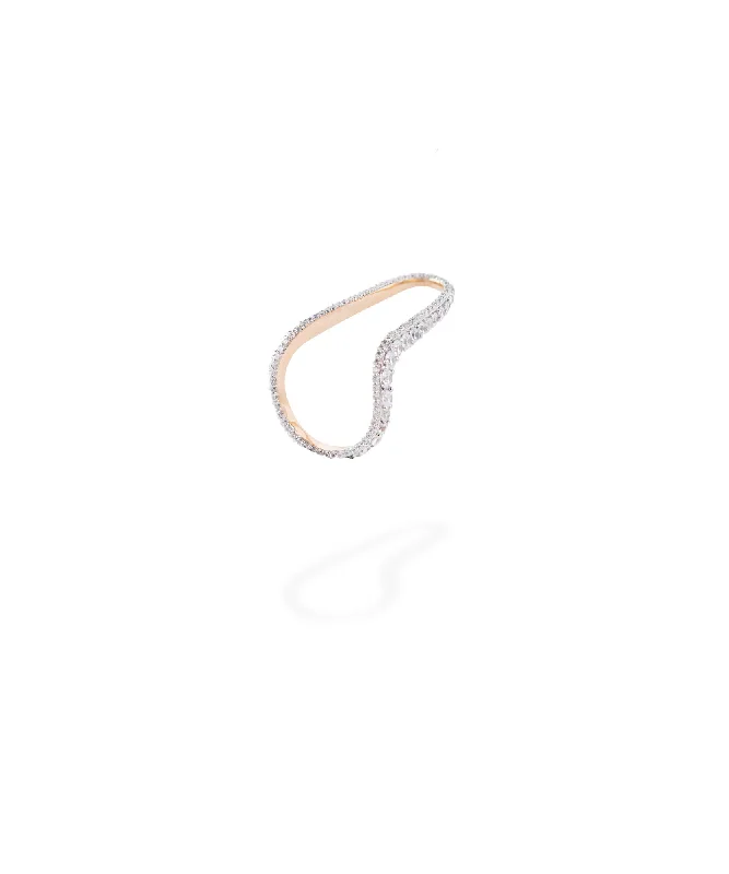 Breathtaking Jewelry, Breathtaking Prices Grand Radiant 18K Rosegold Ring w. Diamonds Breathtaking Jewelry, Breathtaking Prices Grand Radiant 18K Rosegold Ring w. Diamonds
