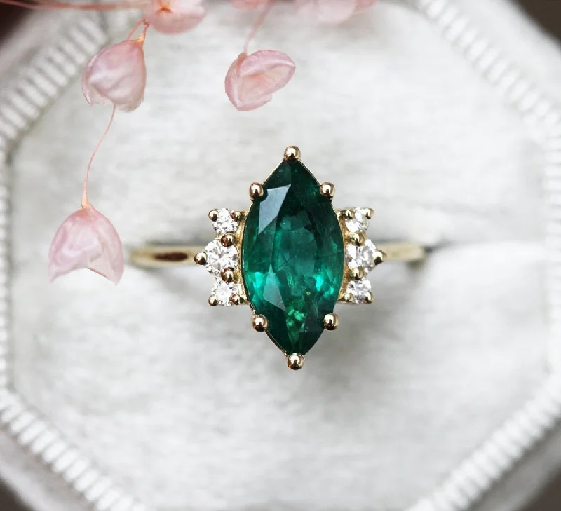 Handcrafted Jewelry Sale – Unique Designs At Low Prices Sophia Marquise Emerald Ring Handcrafted Jewelry Sale – Unique Designs At Low Prices Sophia Marquise Emerald Ring