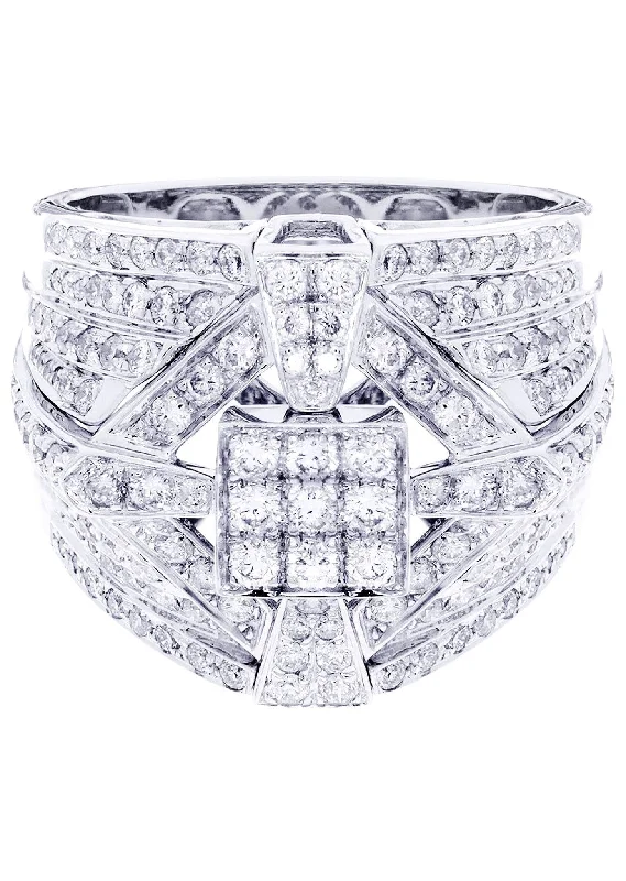 Personalized Jewelry Sale – Meaningful Gifts At Great Prices White Gold Mens Diamond Ring| 1.85 Carats| 14.13 Grams Personalized Jewelry Sale – Meaningful Gifts At Great Prices White Gold Mens Diamond Ring| 1.85 Carats| 14.13 Grams