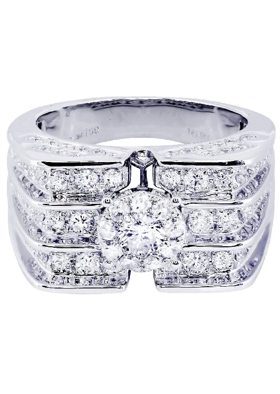 Trending Jewelry Styles Now At Limited-Time Discounts White Gold Mens Diamond Ring| 2.56 Carats| 14.72 Grams Trending Jewelry Styles Now At Limited-Time Discounts White Gold Mens Diamond Ring| 2.56 Carats| 14.72 Grams