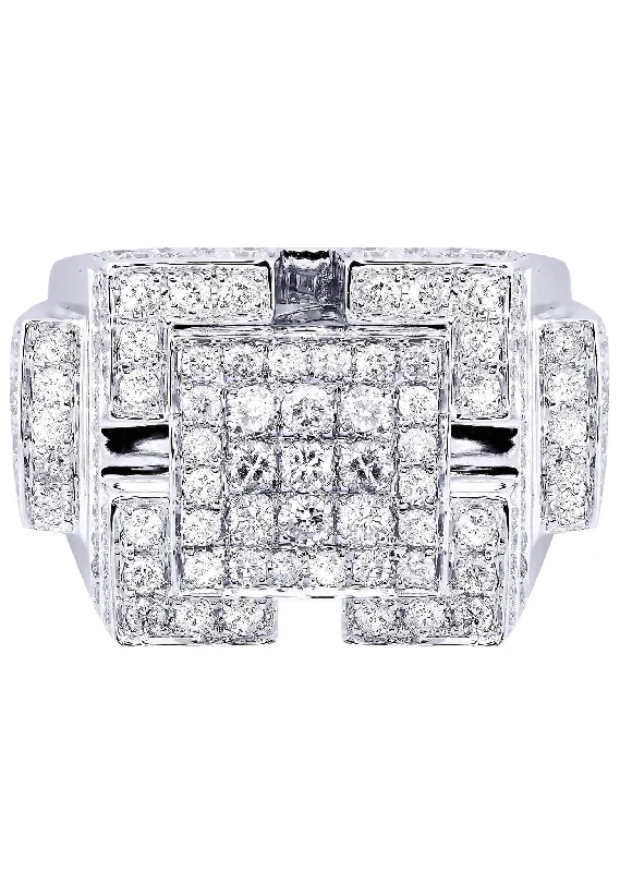 The Biggest Jewelry Sale Of The Year Is Here White Gold Mens Diamond Ring| 3.16 Carats| 13.49 Grams The Biggest Jewelry Sale Of The Year Is Here White Gold Mens Diamond Ring| 3.16 Carats| 13.49 Grams
