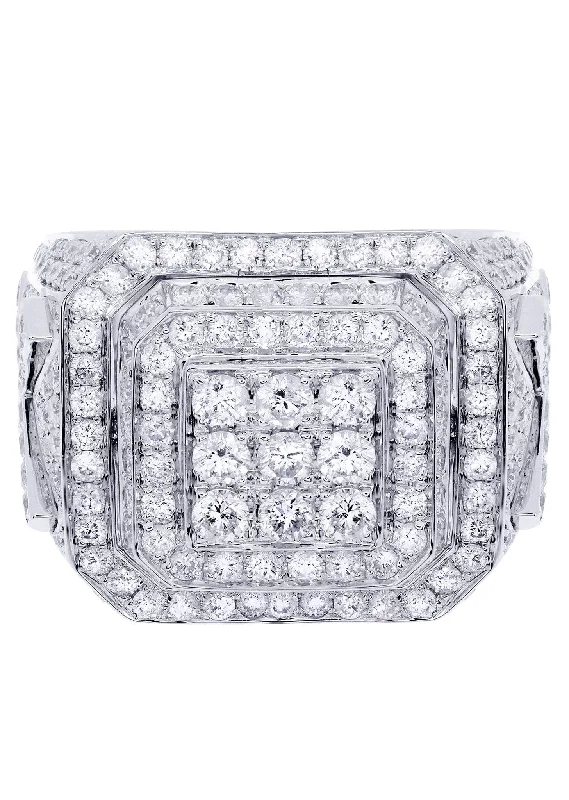 Bestselling Jewelry At Special Promotional Rates White Gold Mens Diamond Ring| 4.96 Carats| 17.42 Grams Bestselling Jewelry At Special Promotional Rates White Gold Mens Diamond Ring| 4.96 Carats| 17.42 Grams