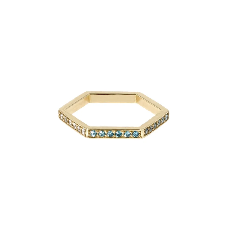Jewelry Sale Alert – Shop Timeless Elegance Today Hexagon Rainbow 14K Gold Ring w. Diamonds Jewelry Sale Alert – Shop Timeless Elegance Today Hexagon Rainbow 14K Gold Ring w. Diamonds