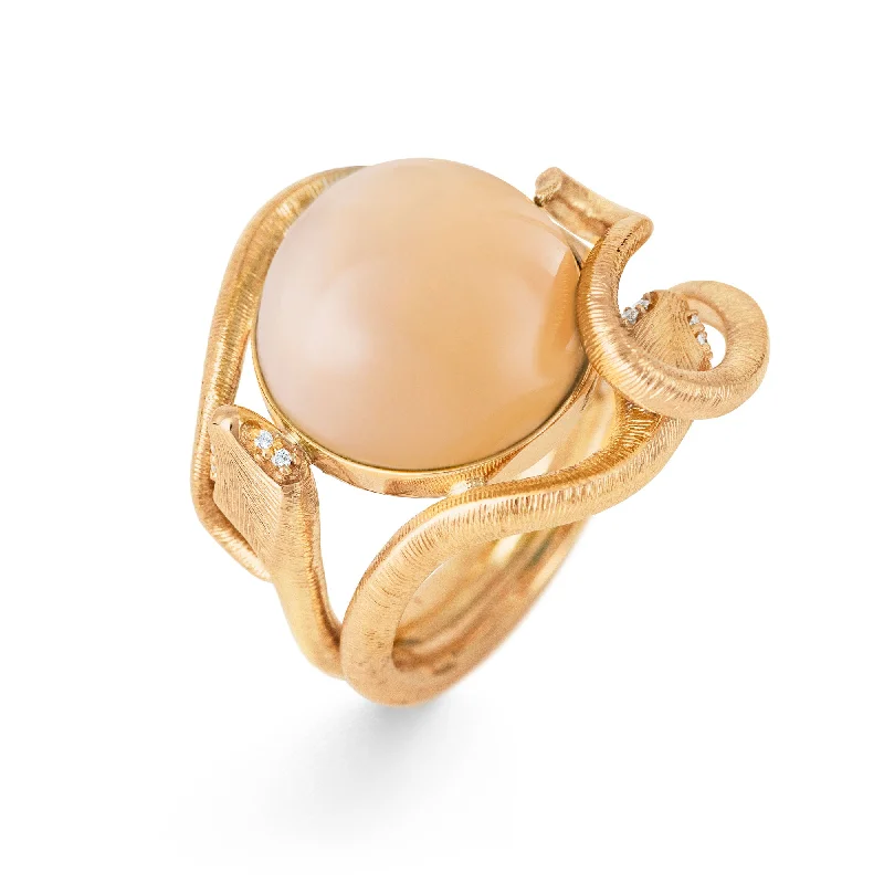 Flash Deals On Fine Jewelry – Shop Before It's Gone Snakes Pavé 18K Gold Ring w. Moonstone & Diamonds Flash Deals On Fine Jewelry – Shop Before It's Gone Snakes Pavé 18K Gold Ring w. Moonstone & Diamonds