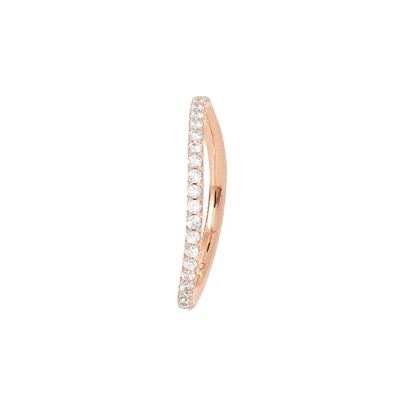 The Jewelry Sale You've Been Waiting For Is Here Love Bands Curved 18K Rosegold Ring w. Diamonds The Jewelry Sale You've Been Waiting For Is Here Love Bands Curved 18K Rosegold Ring w. Diamonds