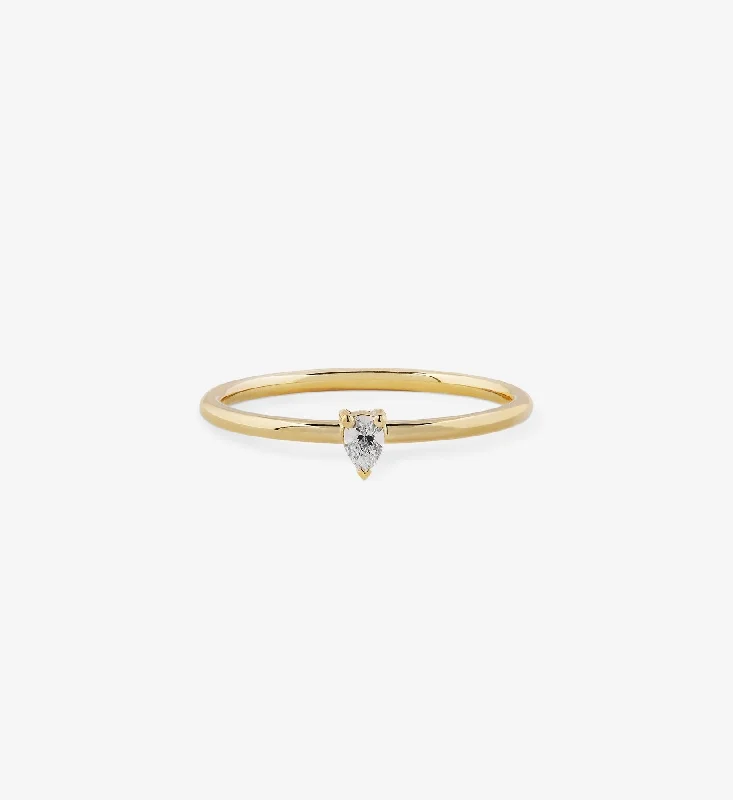 Stunning Jewelry At Even More Stunning Prices Pear Diamond Ring 0.08