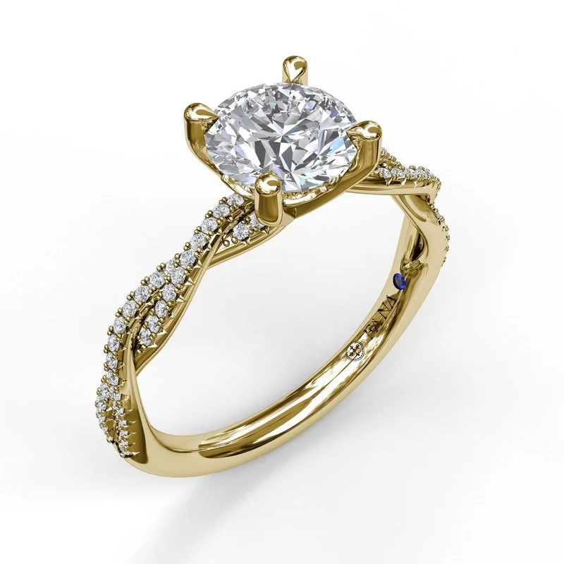 The Perfect Jewelry Piece At The Perfect Discount Petite Diamond Twist Engagement Ring The Perfect Jewelry Piece At The Perfect Discount Petite Diamond Twist Engagement Ring