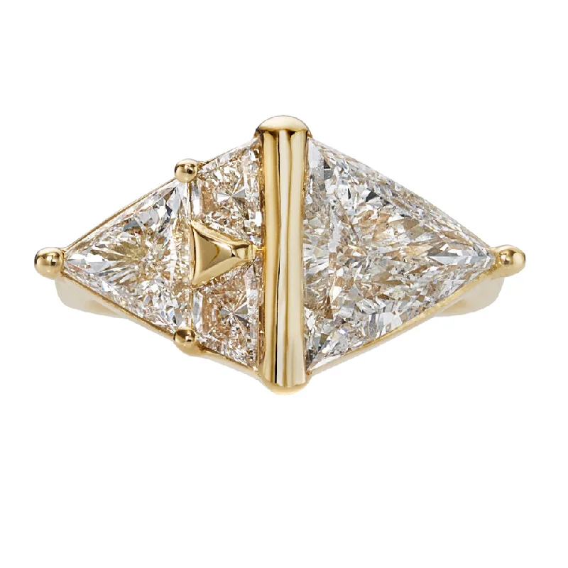 Exclusive Jewelry Discounts – Shop Now For Savings Pyramid Engagement Ring with Trillion and Trapeze Cut Diamonds Exclusive Jewelry Discounts – Shop Now For Savings Pyramid Engagement Ring with Trillion and Trapeze Cut Diamonds