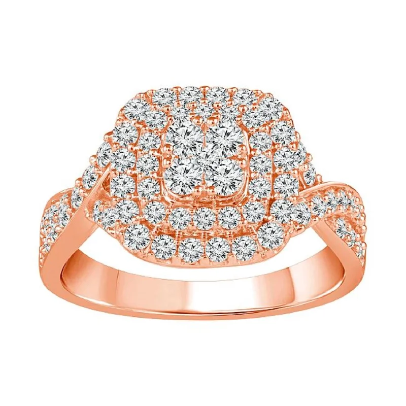 Sparkle More For Less – Jewelry Sale Happening Now Red Hot Deal 1 CTW Diamond Engagement Ring in 10KT Rose Gold Sparkle More For Less – Jewelry Sale Happening Now Red Hot Deal 1 CTW Diamond Engagement Ring in 10KT Rose Gold