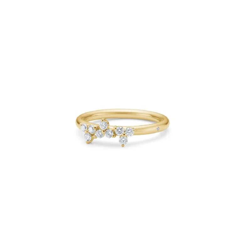 Shop Fine Jewelry With Exclusive Savings Fryd 18K Gold Ring w. 10 Diamonds