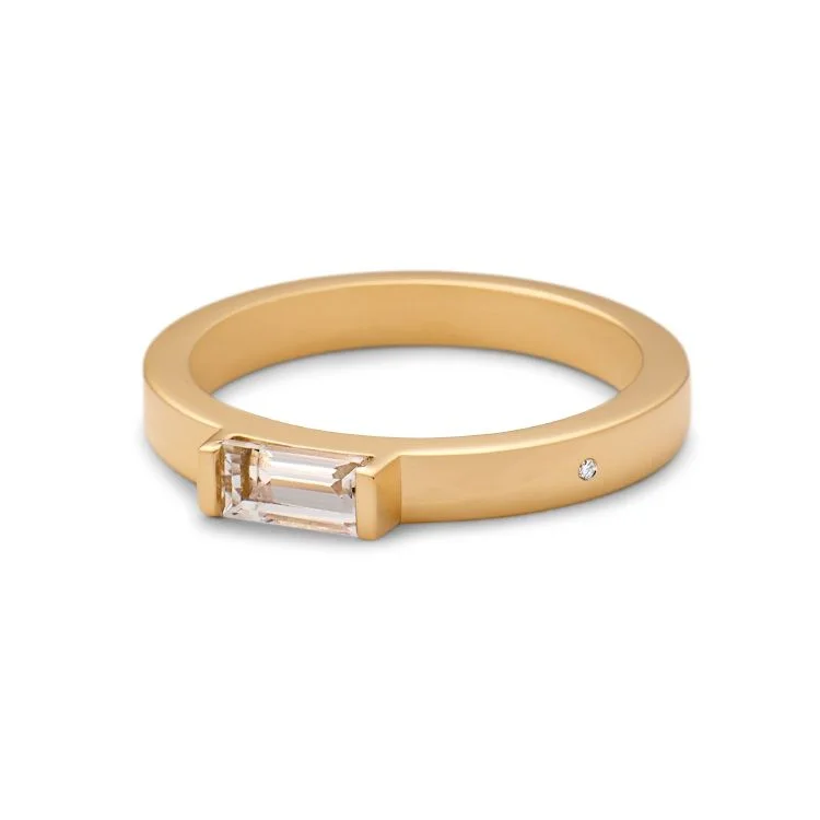 Unmissable Deals On Handmade Jewelry Collections Meant to Be Her True Love Band 18K Gold Ring w. Diamond & Topaz Unmissable Deals On Handmade Jewelry Collections Meant to Be Her True Love Band 18K Gold Ring w. Diamond & Topaz