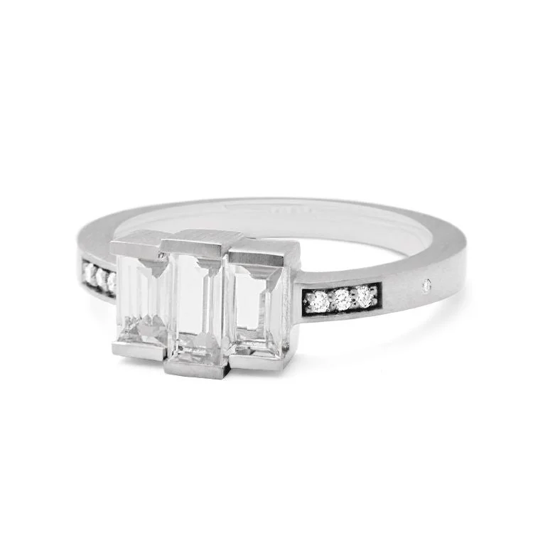 Breathtaking Jewelry At Limited-Time Savings Meant to Be Her 18K Whitegold Ring w. Diamonds & Topaz Breathtaking Jewelry At Limited-Time Savings Meant to Be Her 18K Whitegold Ring w. Diamonds & Topaz