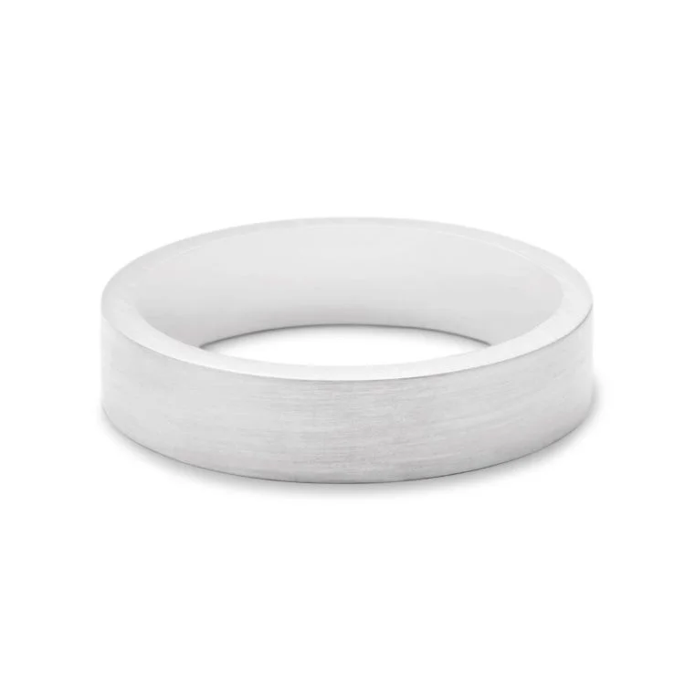 Shop High-Quality Jewelry At Jaw-Dropping Discounts Meant to Be His Band 18K Whitegold Ring Shop High-Quality Jewelry At Jaw-Dropping Discounts Meant to Be His Band 18K Whitegold Ring