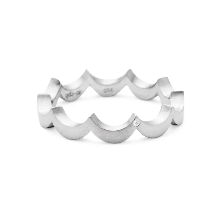 Exclusive Jewelry Sale – Limited-Time Discounts Royal 18K Whitegold Ring w. Diamond