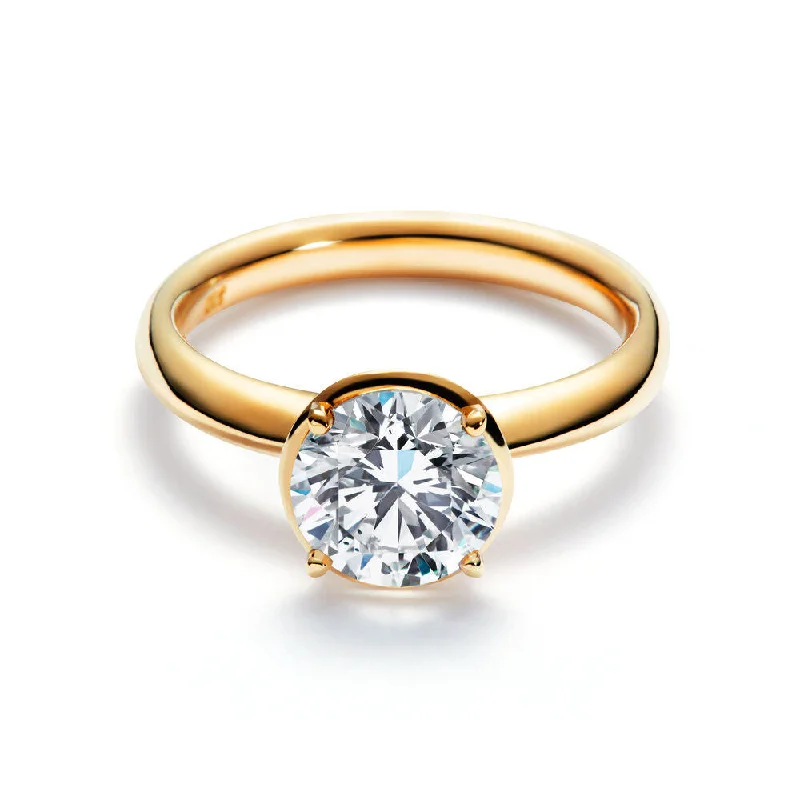 High-End Sparkle, Low-End Prices – Shop Now No 1 Solitaire 18K Gold Ring w. Diamond High-End Sparkle, Low-End Prices – Shop Now No 1 Solitaire 18K Gold Ring w. Diamond