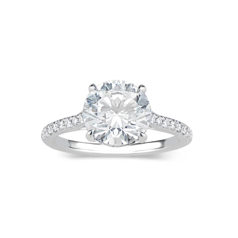Flash Sale On Exquisite Jewelry – Don't Miss Out Round Hidden Halo Diamond Engagement Ring Flash Sale On Exquisite Jewelry – Don't Miss Out Round Hidden Halo Diamond Engagement Ring