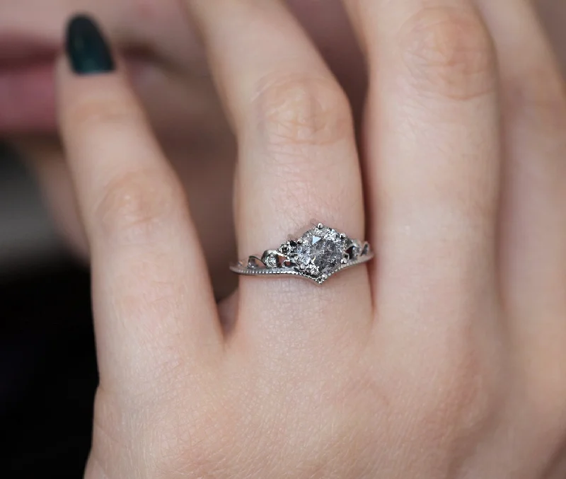 Don't Miss Out On Bestselling Jewelry At Special Prices Bella Round Salt & Pepper Diamond Ring Don't Miss Out On Bestselling Jewelry At Special Prices Bella Round Salt & Pepper Diamond Ring