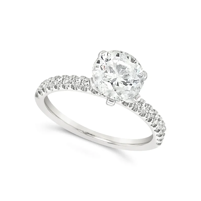 Special Deals On Handcrafted And Designer Jewelry Sixteen Diamond Single Row Engagement Mounting Special Deals On Handcrafted And Designer Jewelry Sixteen Diamond Single Row Engagement Mounting