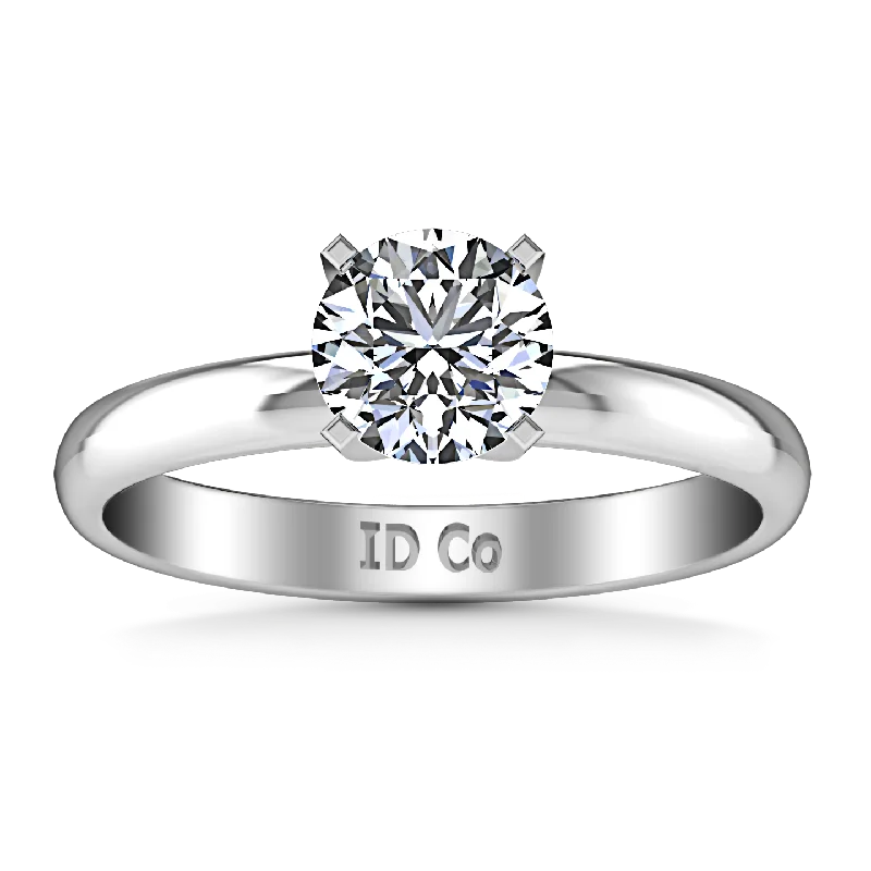 The Ultimate Jewelry Sale – Exclusive Styles At Great Prices Solitaire Engagement Ring Comfort Fit Round Diamond 14K White Gold