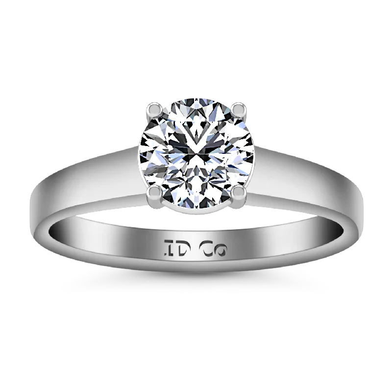 Fashion-Forward Jewelry At Incredible Prices Solitaire Engagement Ring Valse 14K White Gold Fashion-Forward Jewelry At Incredible Prices Solitaire Engagement Ring Valse 14K White Gold