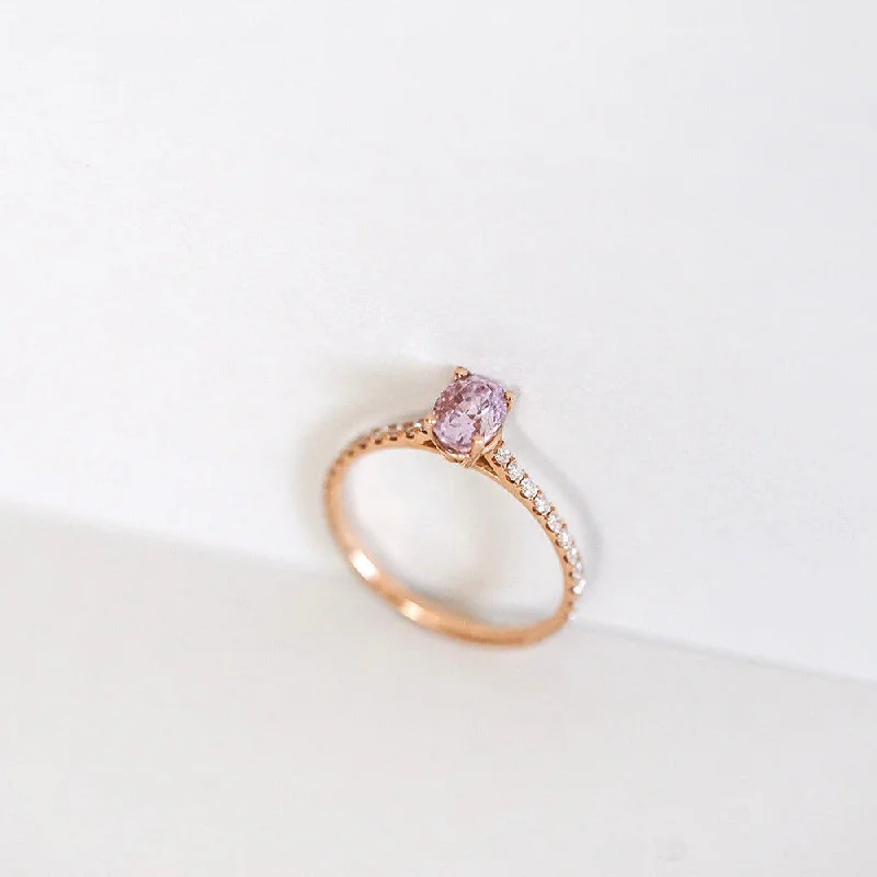 Get Your Favorite Jewelry At The Best Price Candy Sweet Pink 18K Rosegold Ring w. Sapphire & Diamonds Get Your Favorite Jewelry At The Best Price Candy Sweet Pink 18K Rosegold Ring w. Sapphire & Diamonds