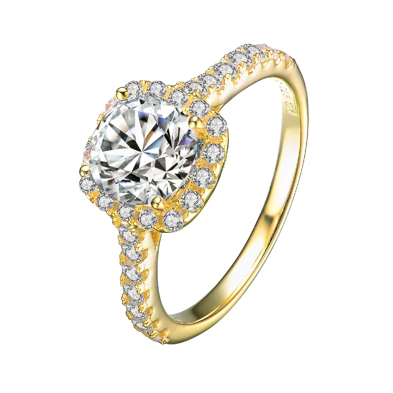 Timeless Jewelry, Timeless Savings – Don't Wait Marguerite Golden Zirconia Engagement Limited Edition Ring Timeless Jewelry, Timeless Savings – Don't Wait Marguerite Golden Zirconia Engagement Limited Edition Ring