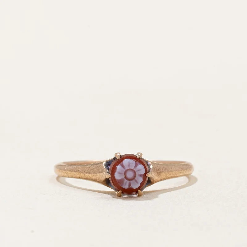 Your Perfect Accessory Now At The Best Price Agate Flower Ring | 0.25ct | SZ 5.25 | Your Perfect Accessory Now At The Best Price Agate Flower Ring | 0.25ct | SZ 5.25 |