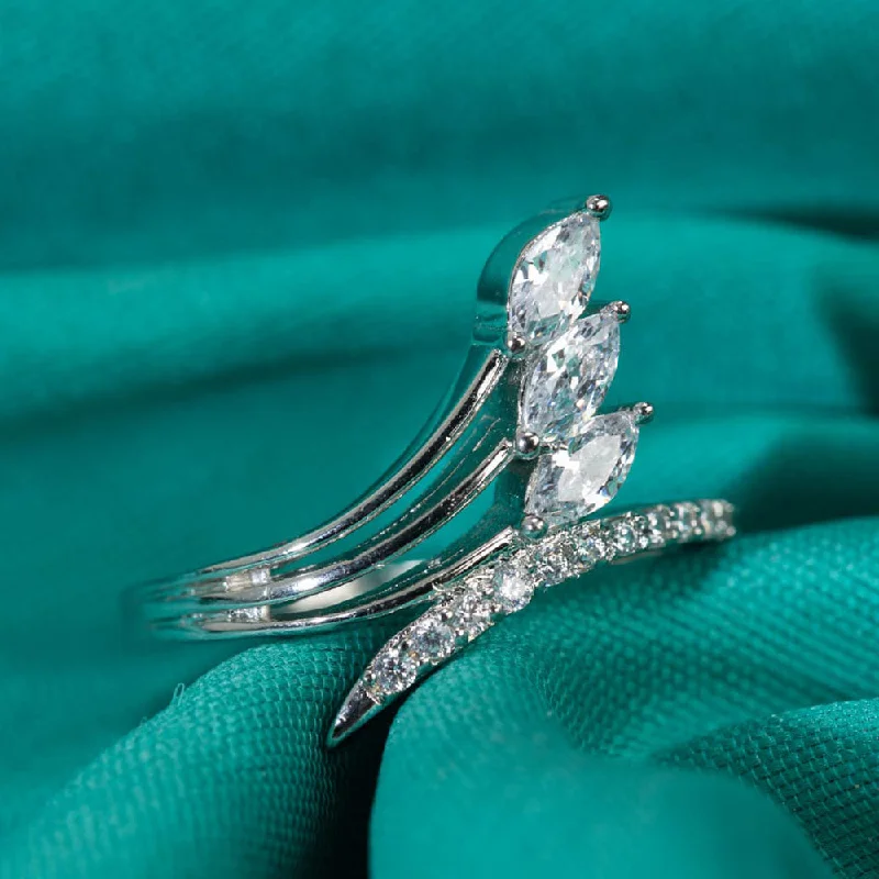 Luxury Handcrafted Jewelry For Elegant Looks Ashtahnika 925 Sterling Silver Ring