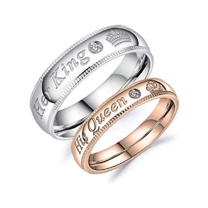 Jewelry Sale – Exclusive Styles At Lower Prices Asmitta Rhodium Plated Couple Ring - Special Gift For Someone Special Jewelry Sale – Exclusive Styles At Lower Prices Asmitta Rhodium Plated Couple Ring - Special Gift For Someone Special