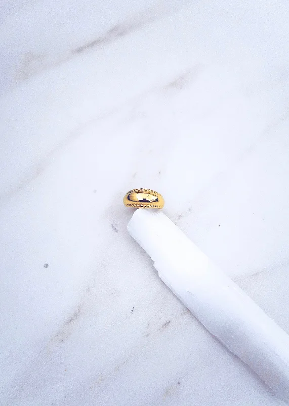 Flash Sale On Elegant Jewelry – Don't Miss Out Bordered Dome Ring