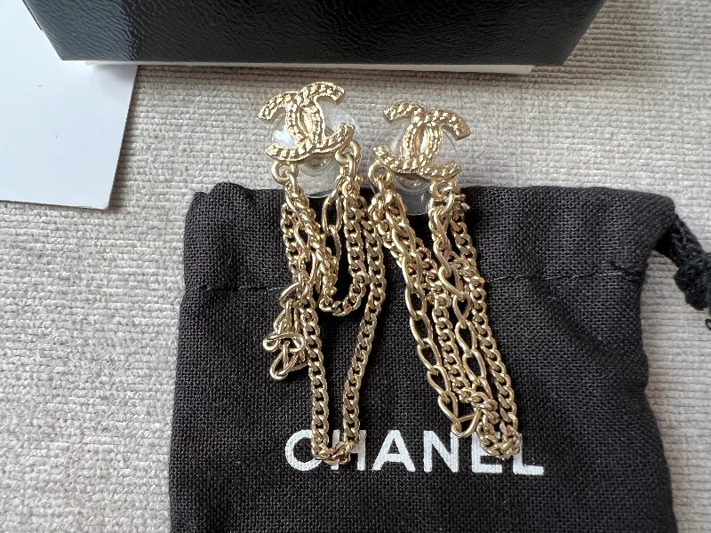 Exclusive Jewelry Sale – Grab Timeless Pieces Now Chanel CC Multi Chain Earrings