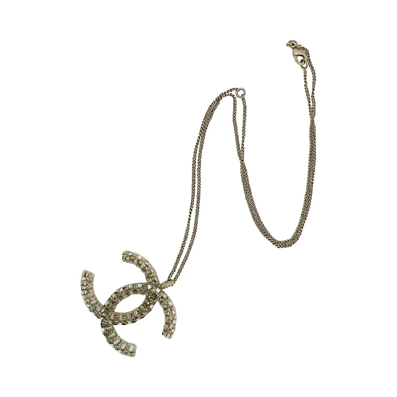 Trending Jewelry Now Available At Exclusive Prices Chanel Crystal CC Logo Necklace