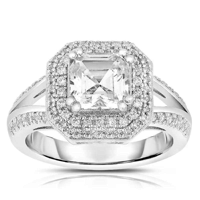 Huge Markdowns On Premium Jewelry Styles Déco Maxi Square-cut Cubic Zirconia Ring